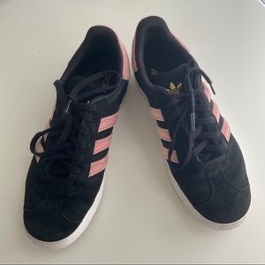 ADIDAS Gazelle black and pink shoes